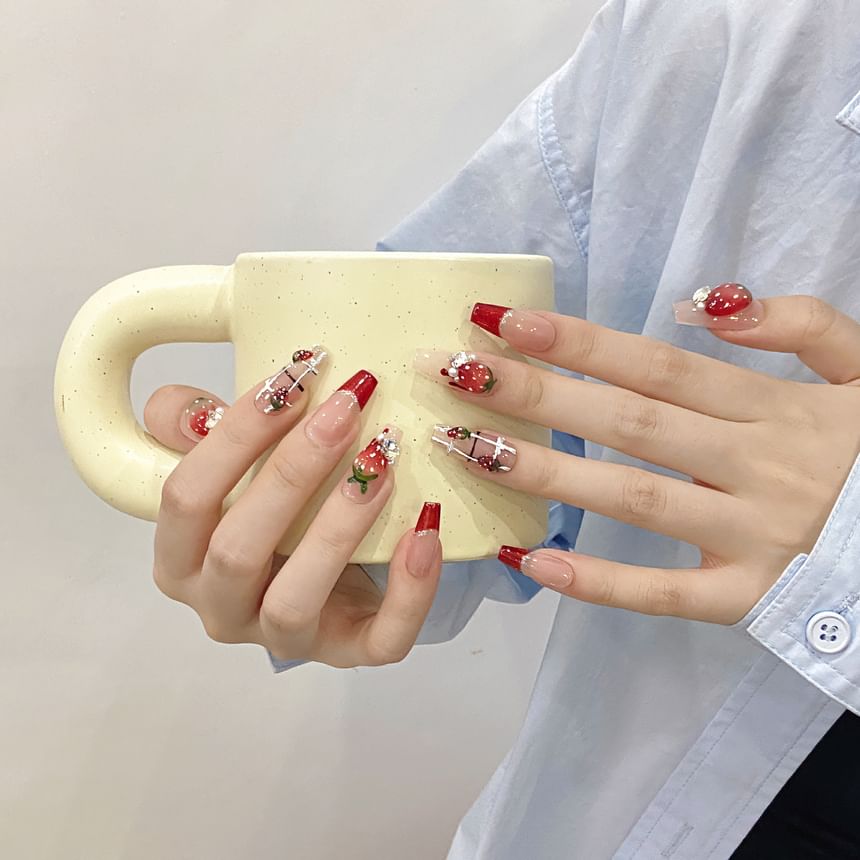 eovda - Aardbeien Press On Nail