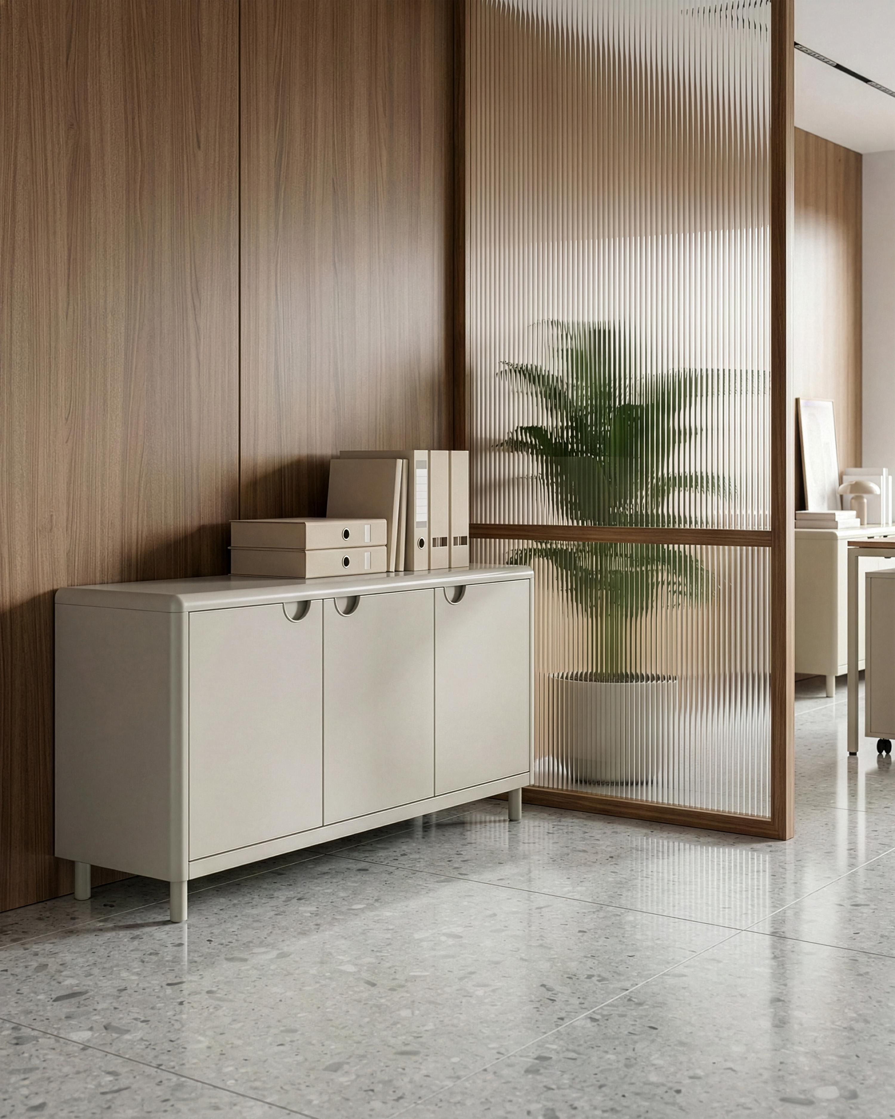 Dressoir met 3 deuren KORVO Beige