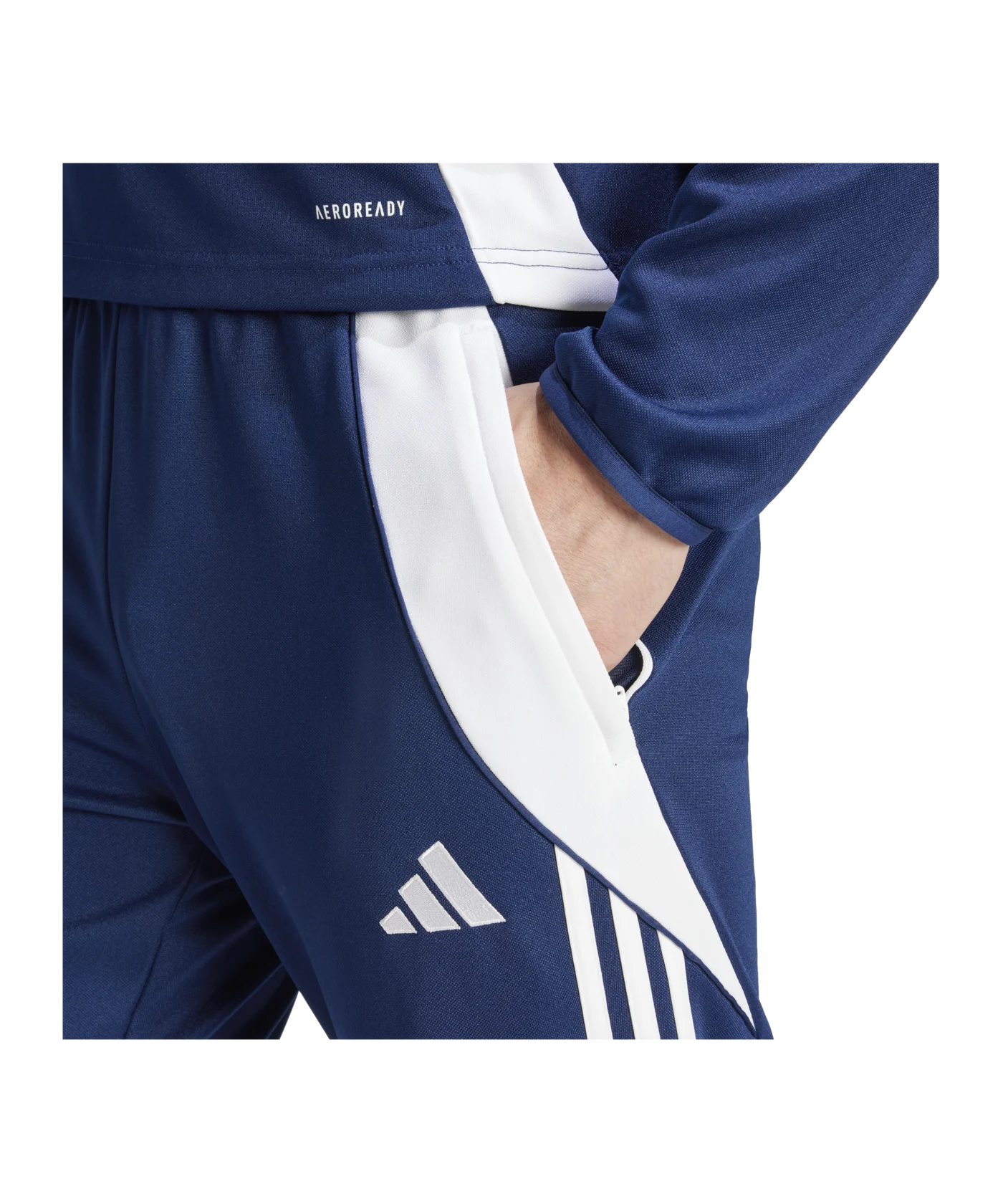 adidas Tiro 24 Trainingshose Blau Weiss