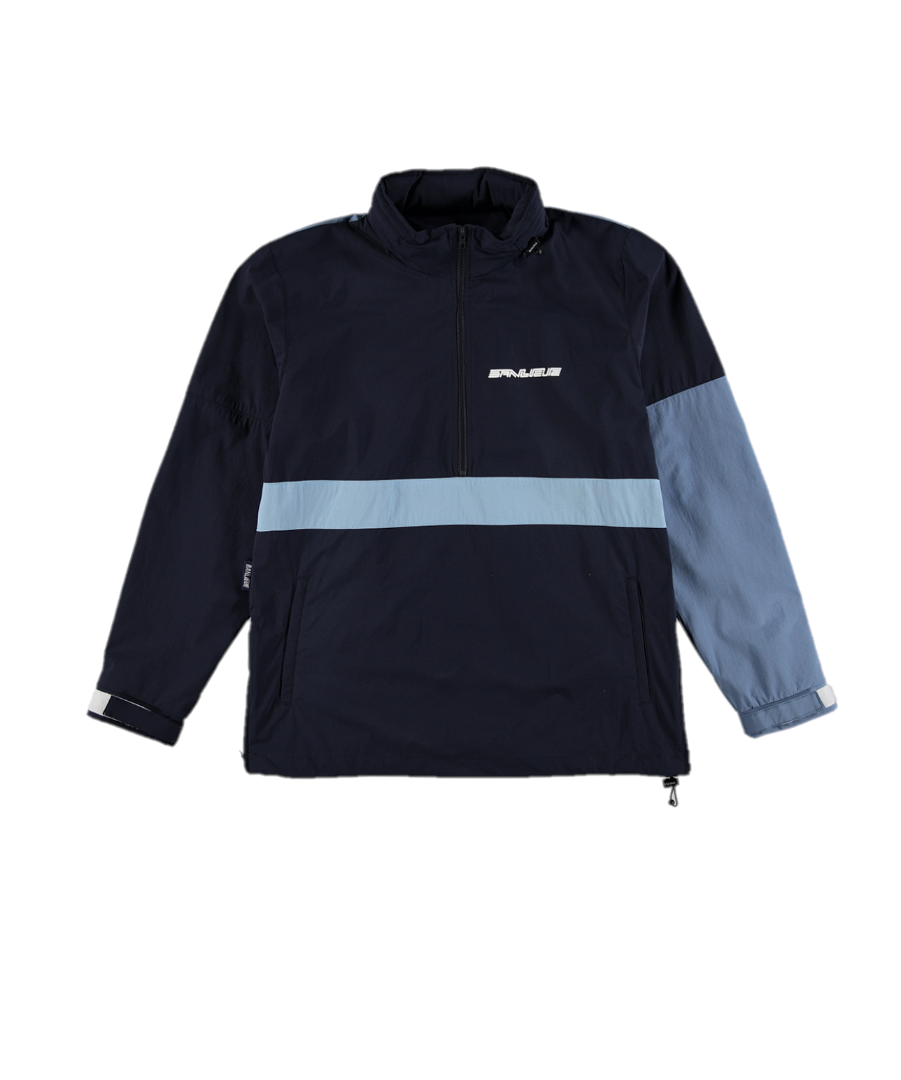 Banlieue Nylon Windbreaker Blauw
