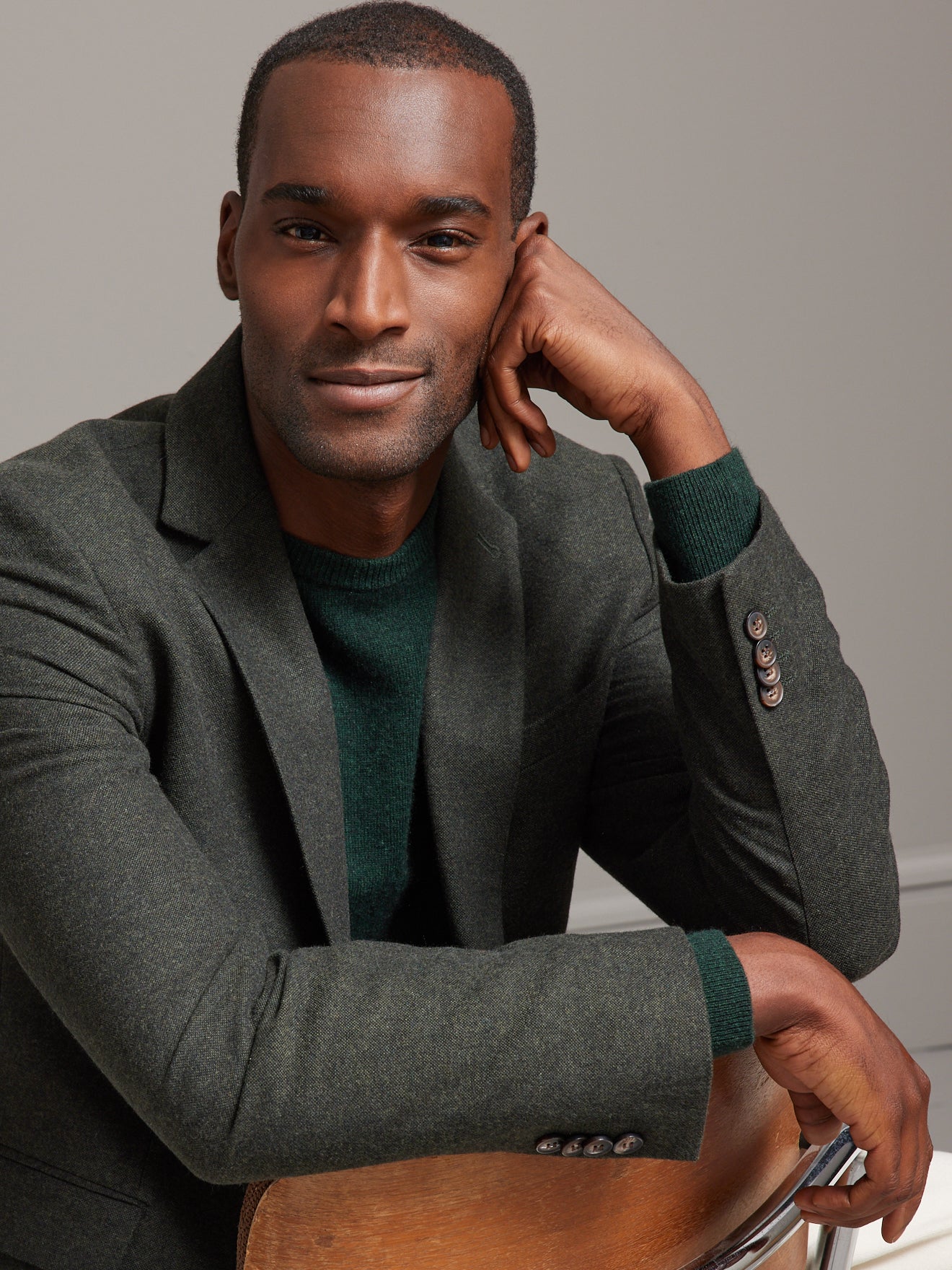 Blazer tissu caviar homme
