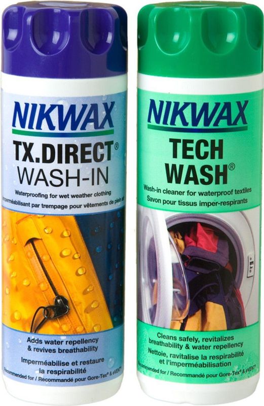 Nikwax Tech Wash & TX Direct Voordeel Set- Impregneermiddel - Wasmiddel - 2pack - 300 ml
