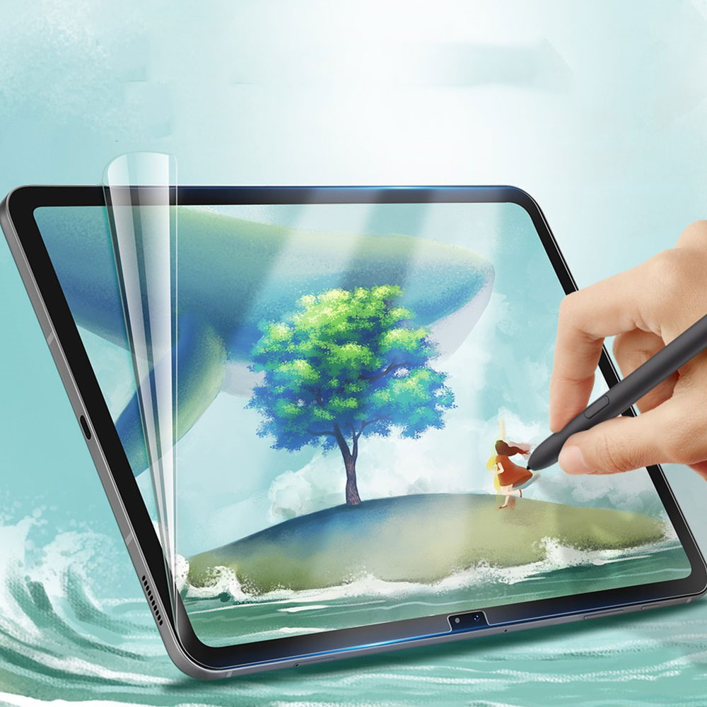 Samsung Galaxy Tab S9 FE  Plus / S9  Plus / Tab S8  Plus / Tab S7  Plus Papier-Textur Vollbild Panzer Display Schutzfolie (Paper-Feel)