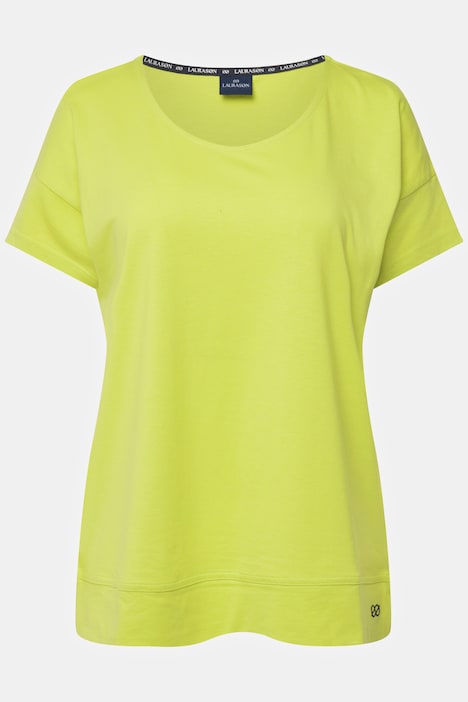 T-Shirt, oversized, Rundhals, Halbarm