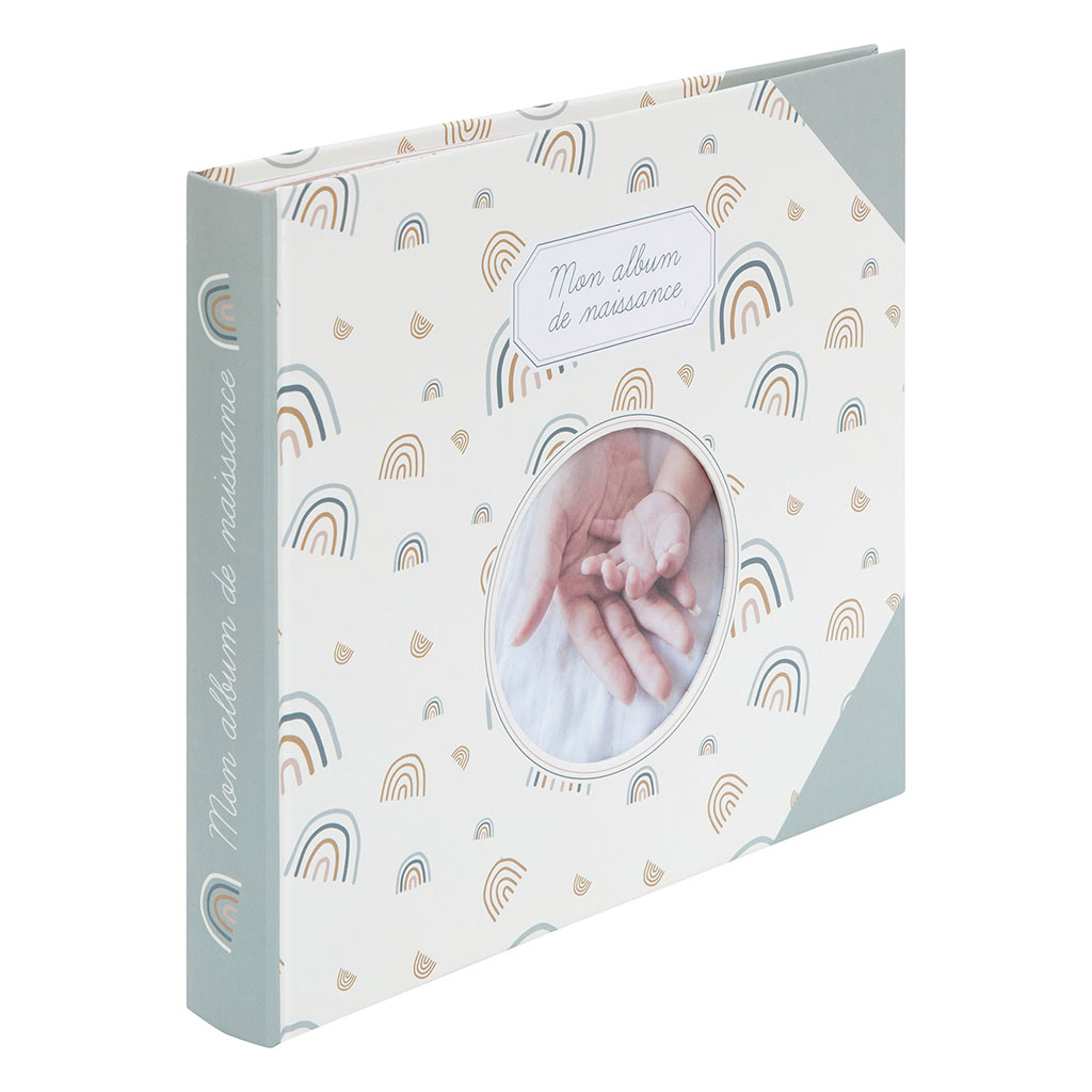 Album de naissance arc en ciel 24x27cm
