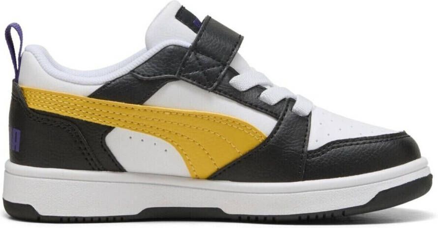 Puma Rebound V6 Low snekaers zwart geel wit