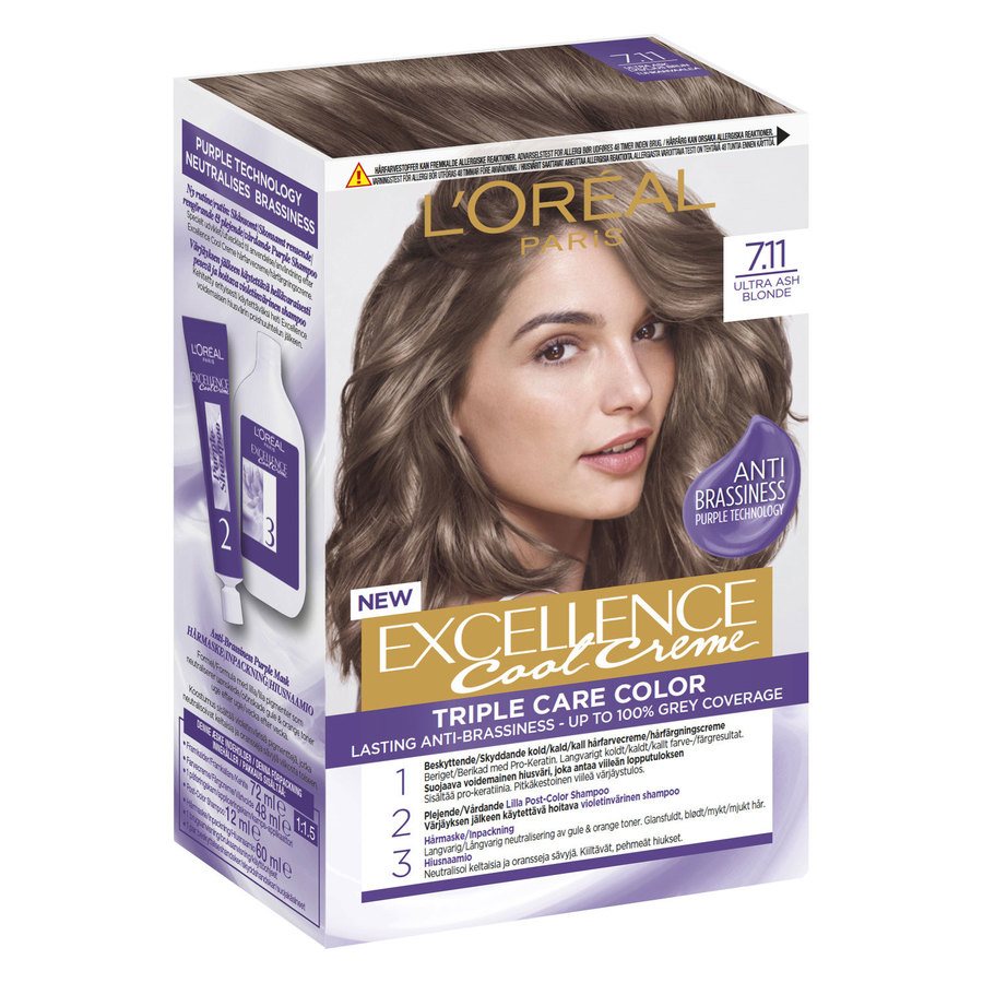 L'Oréal Paris Excellence Cool Creme 7.11 Ultra Ash Blonde