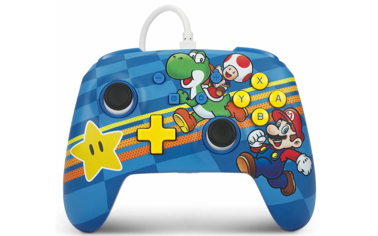 Switch - Power A Wired Controller Mushroom Kingdom