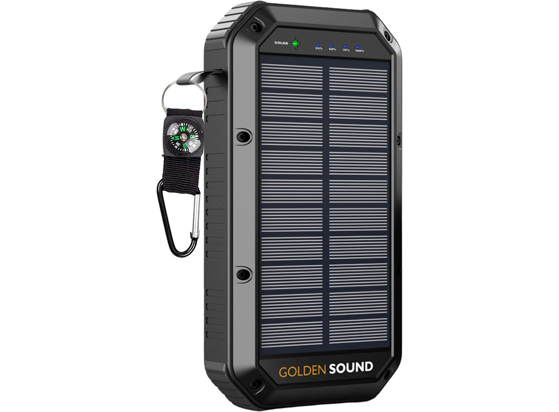 Golden Sound powerbank op zonne-energie - 30.000mAh