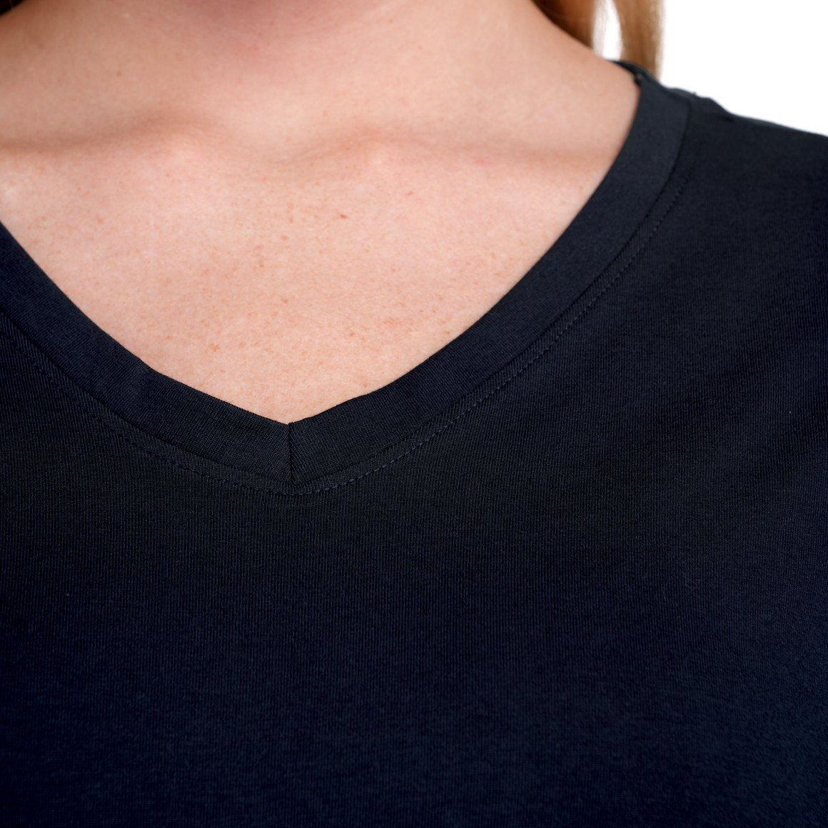Gina Benotti Damen T-Shirt mit V-Ausschnitt dunkelblau