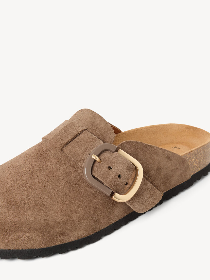 Leren Slipper - bruin