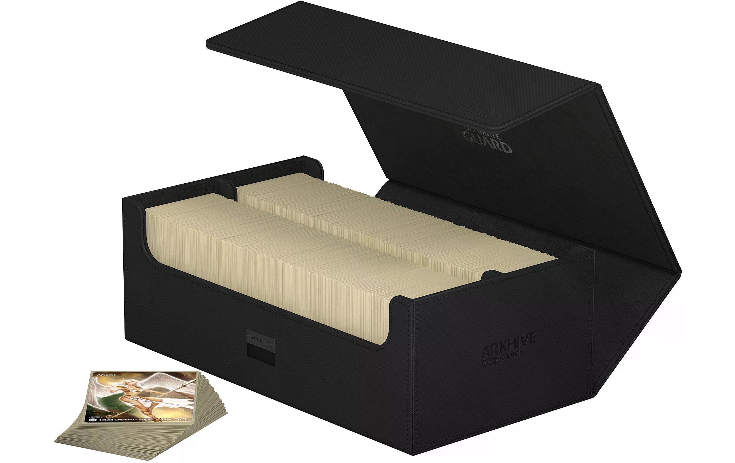 Kartenbox XenoSkin Arkhive Monocolor 800+ SchwarzHochwertige Box für Sammelkarten in Standardgrösse