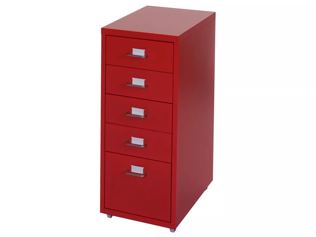 Caisson roulant Preston T851, rouge