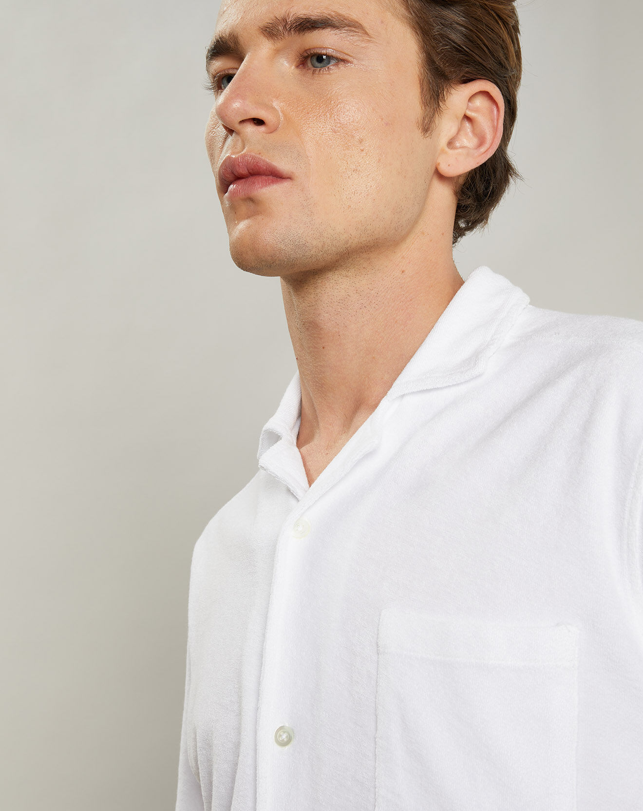 Hartford Polo chemise en Eponge blanc