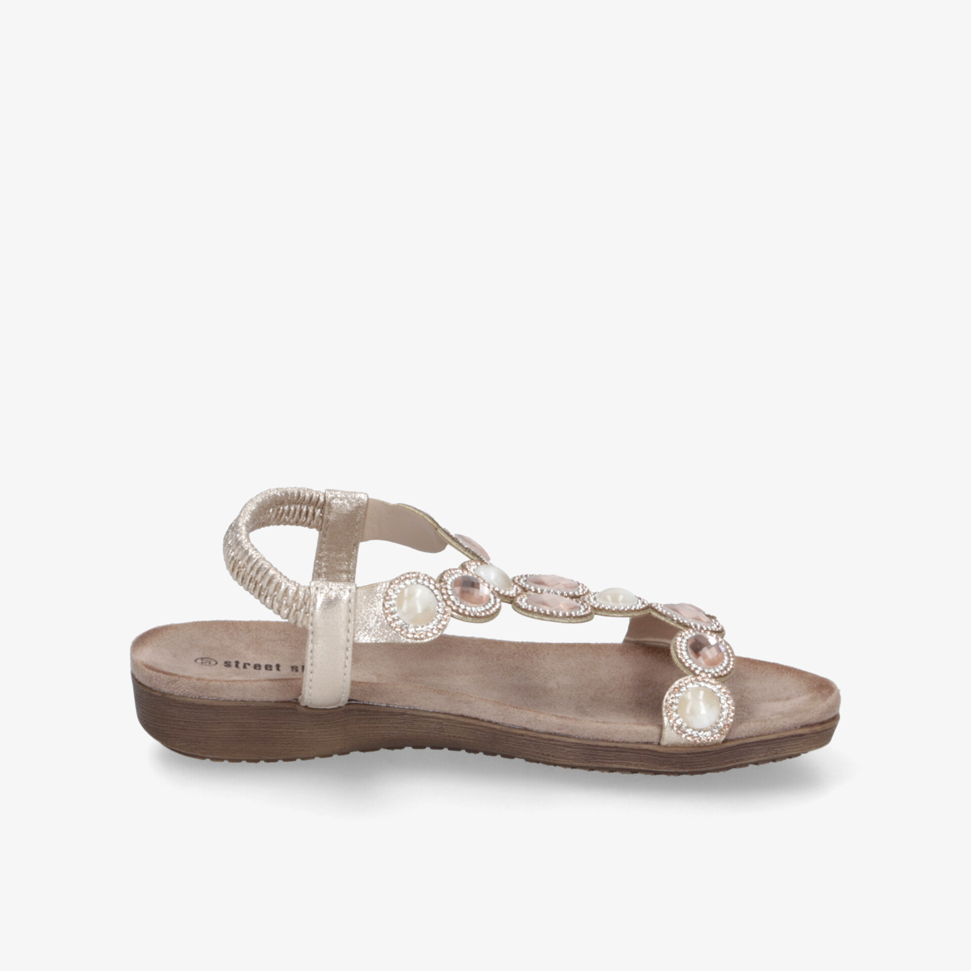 street shoes Damen Sandalen gold