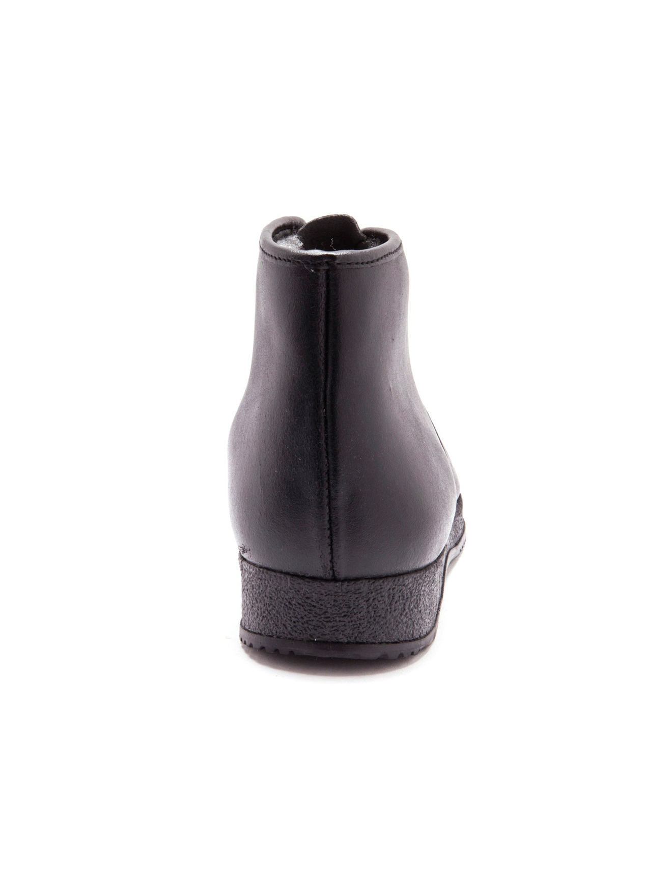 Bottillons fourrés à zip largeur confort