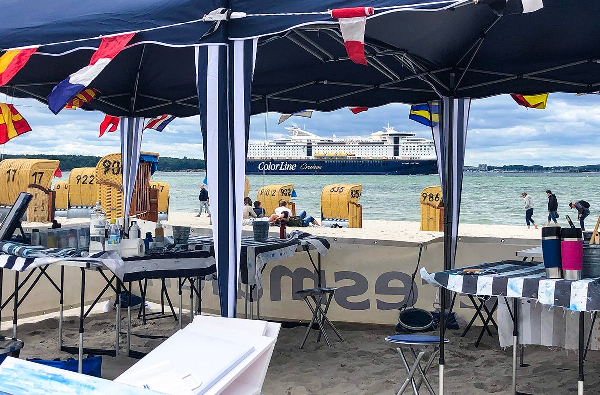 Malkurs am Meer Laboe