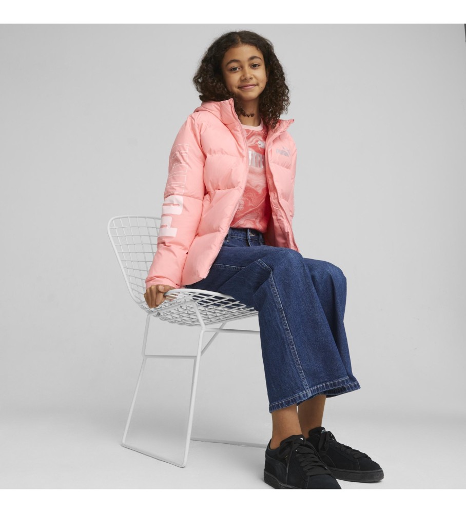 Jaqueta com capuz Puma Power Pink