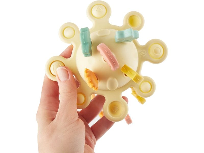bieco Silikon Activity Planet Banana Aktivitätsspielzeug