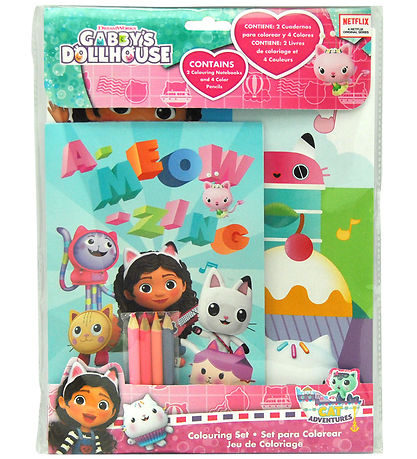 Gabby's Dollhouse Farves?t m. 4 Farveblyanter