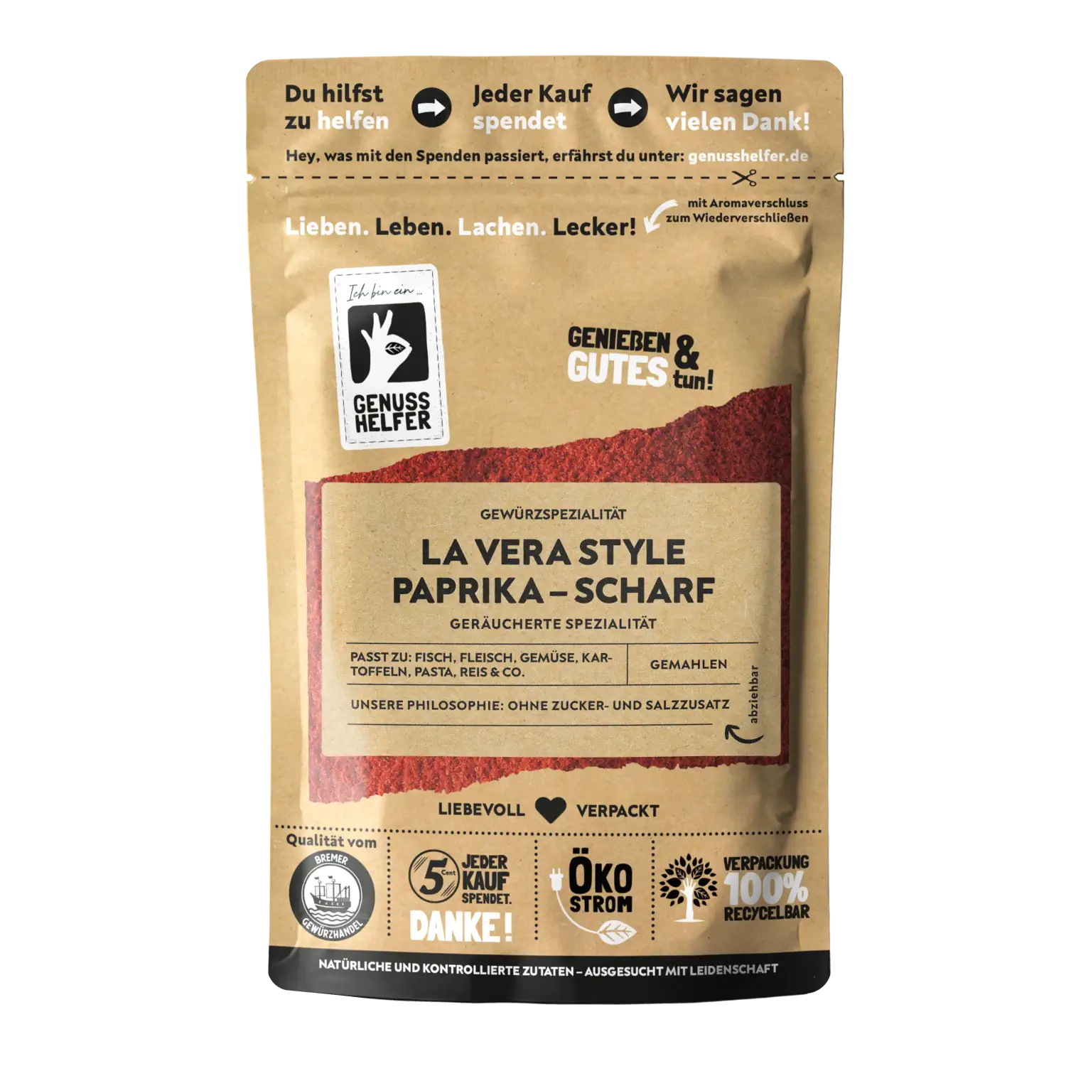 Paprika La Vera Style, scharf, gemahlen, 10er Pack
