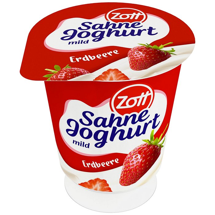 ZOTT Sahnejoghurt 150 g, Erdbeere