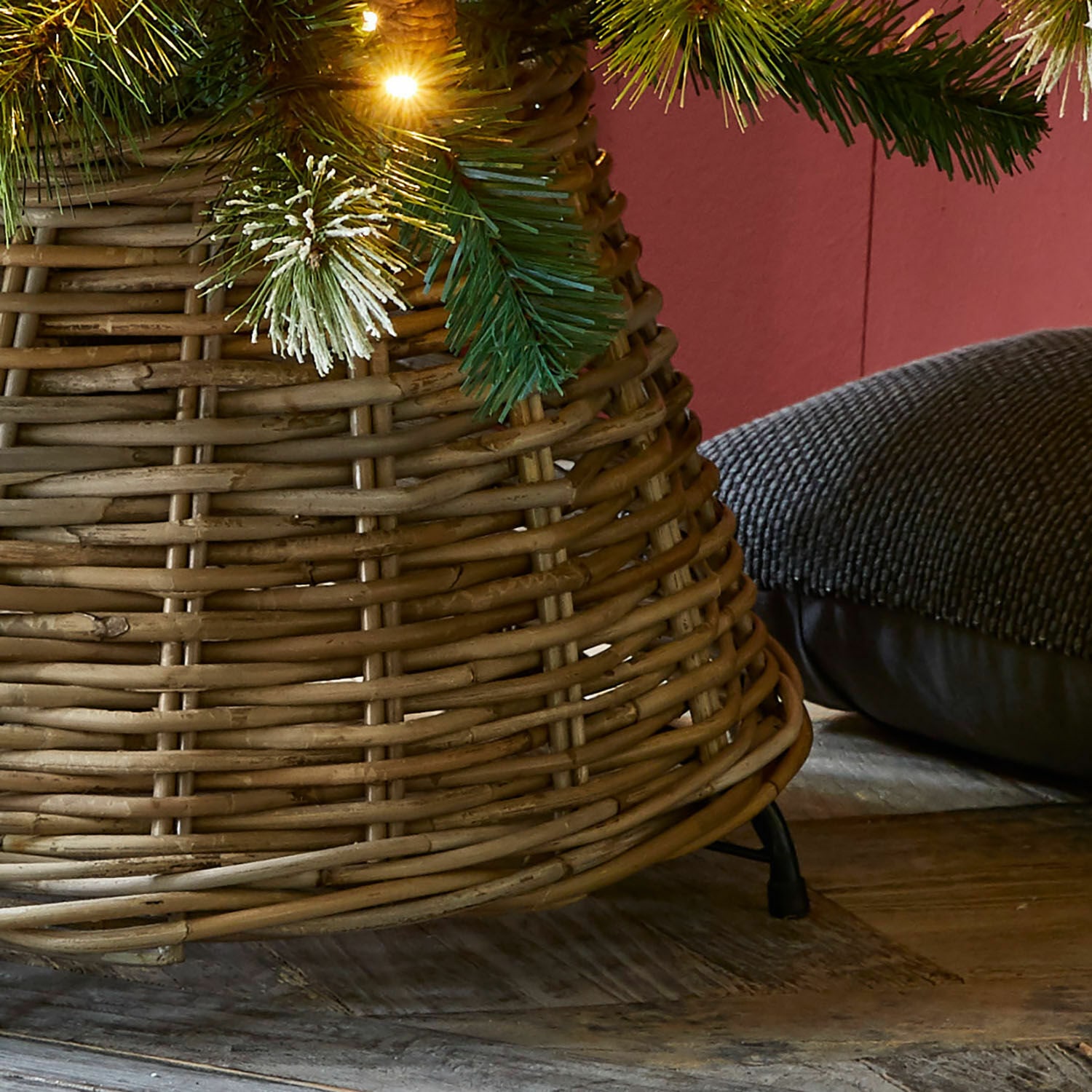 Weihnachtsbaum-Umrandung Kiente 27/50 cm | beige
