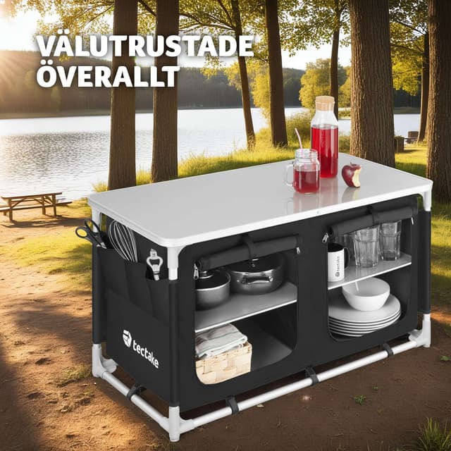 Campingskab Komfort med 4 rum