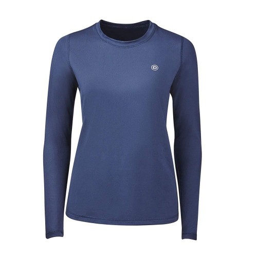 Top de montaria feminino Pearl na cor azul marinho