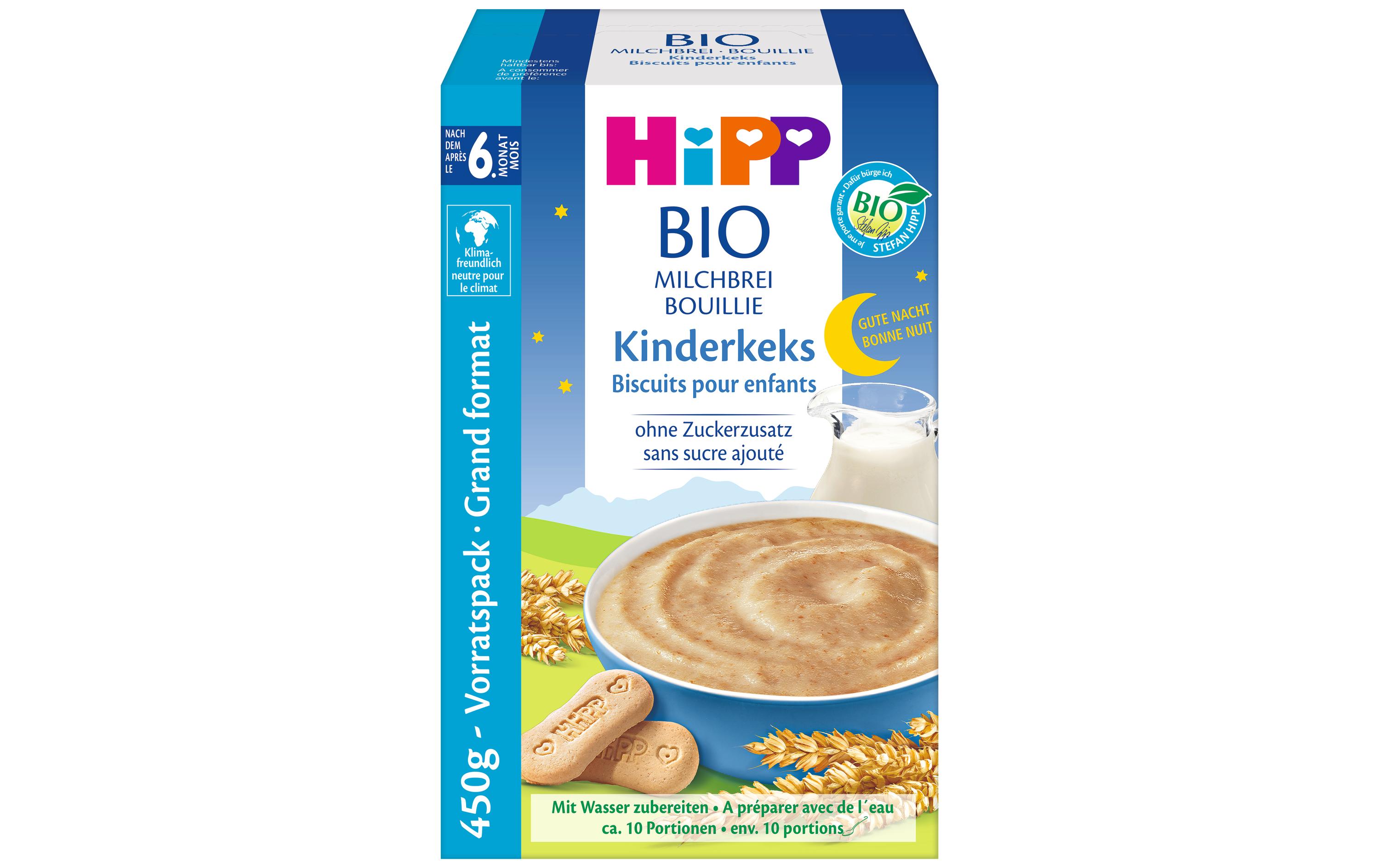Milchbrei Bio Gute Nacht Kinderkeks 450gBio Kinderkeks für Babys