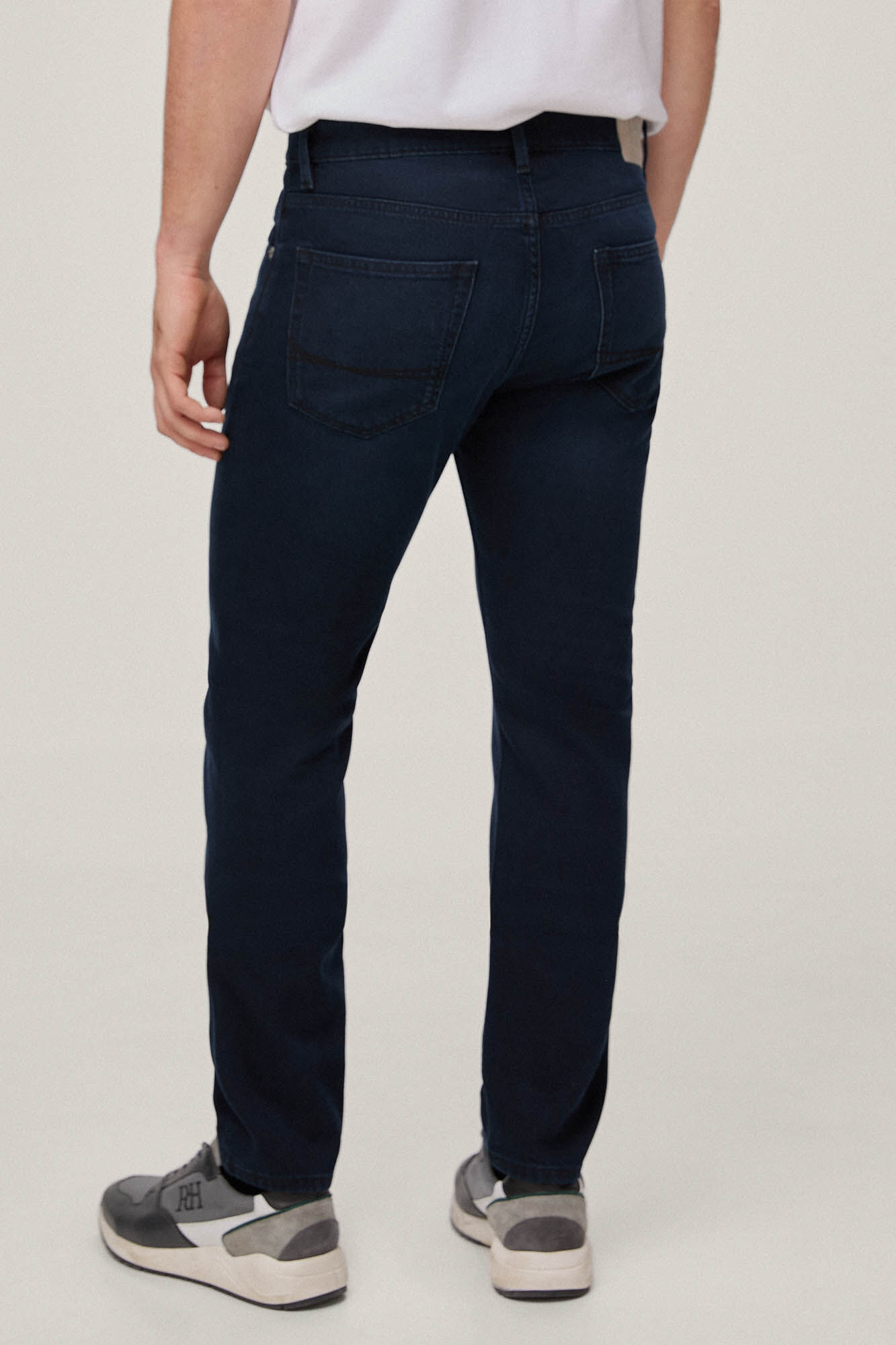 Calça jeans premium flexível e slim fit - Azul