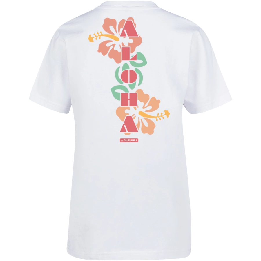 F4NT4STIC T-Shirt Aloha weiß