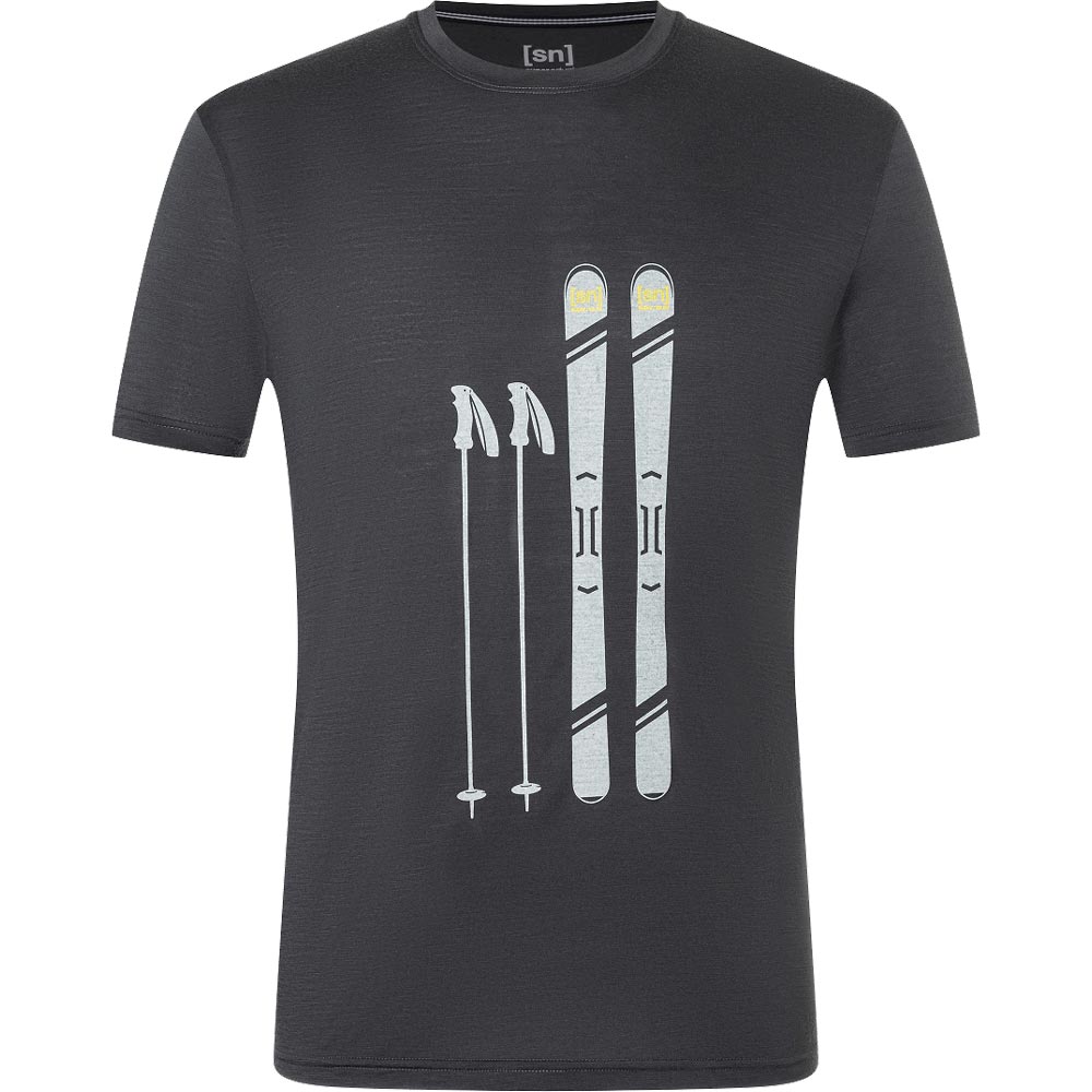 super.natural Skiing Gear T-Shirt Herren pirate grey
