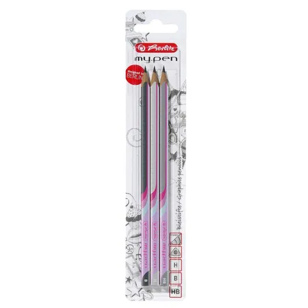 Herlitz Bleistift My Pen 3er H HB B