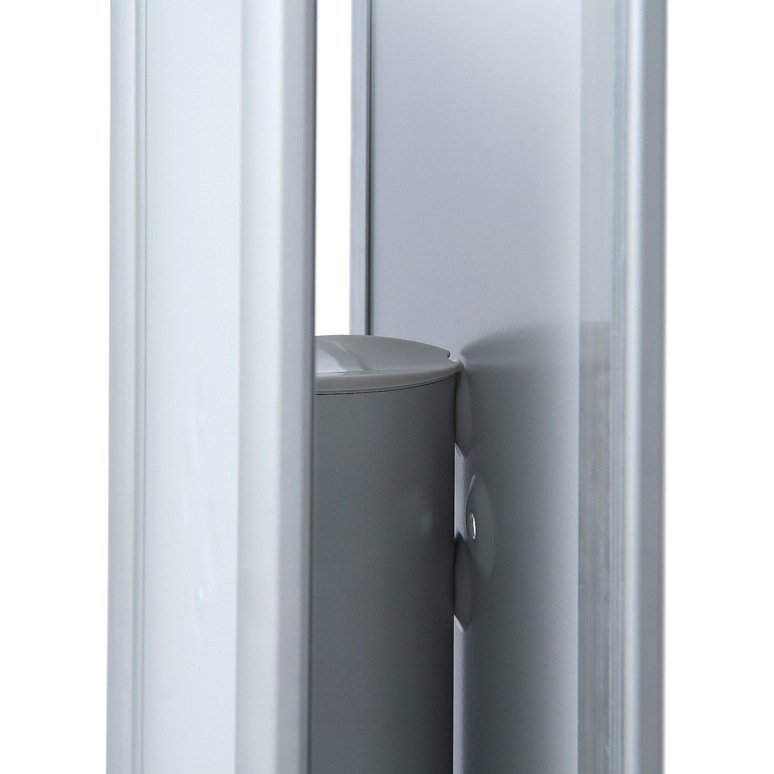 Porte affiche sur pied Catching Pole cadre aluminium coins arrondis