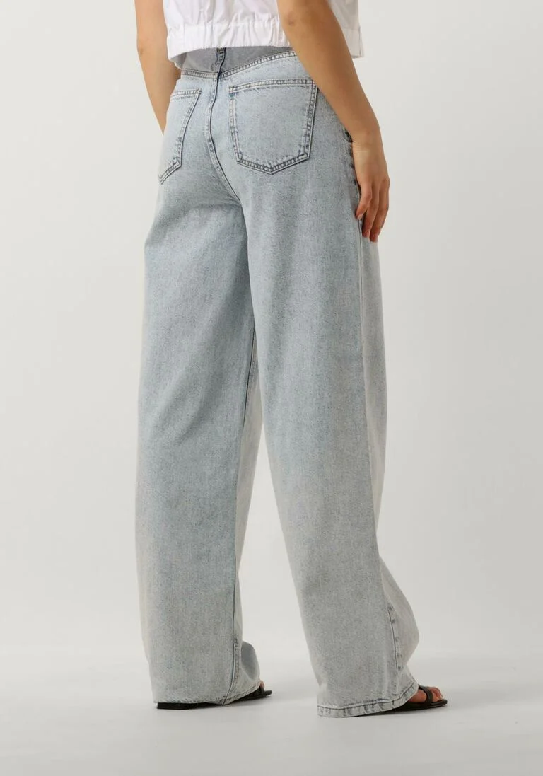 GESTUZ lichtblauwe gestuz wide jeans kailygz hw wide jeans