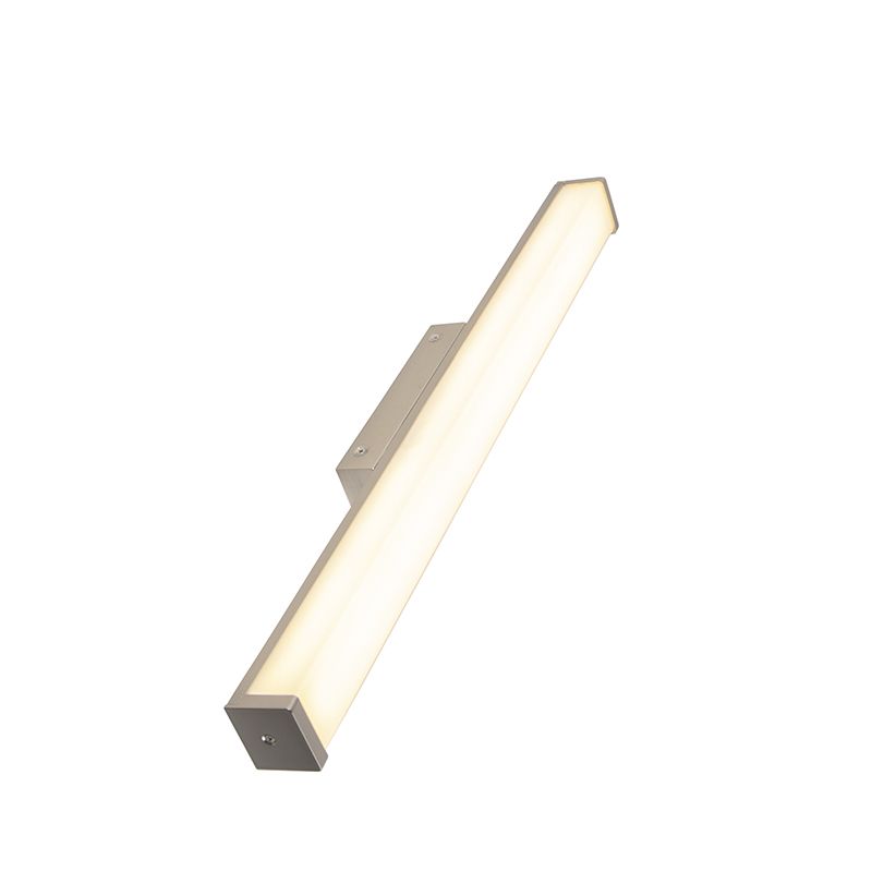 Moderne badkamer wandlamp staal 62 cm IP44 - Cascada