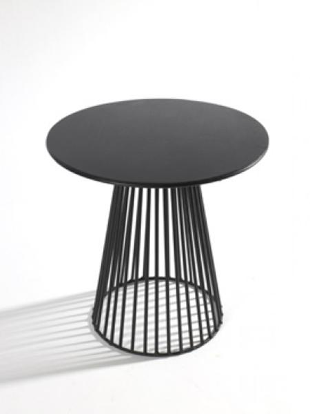 Bijzettafel Garbo Ø40 zwart