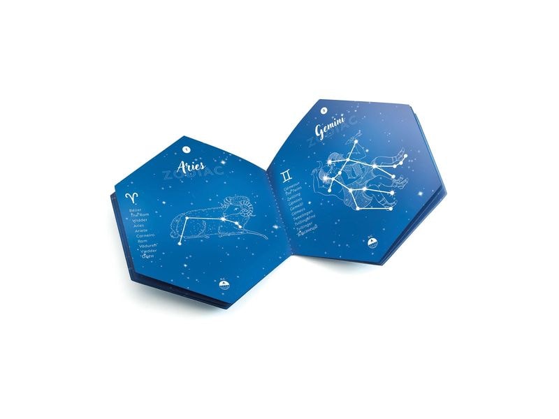 DJECO Bastelset DIY Sternenkonstellationen Box mit zu kreierenden Sternenbildern