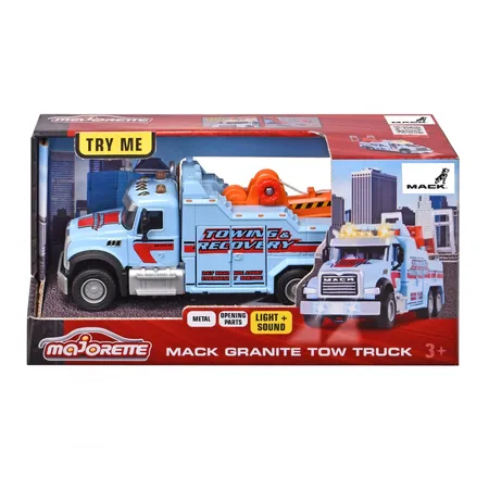 Majorette Mack Granite Tow Truck