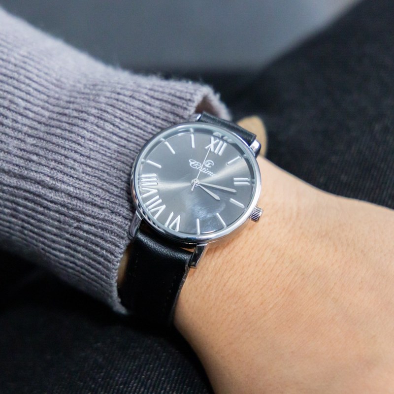Montre Femme CHTIME bracelet Cuir Noir