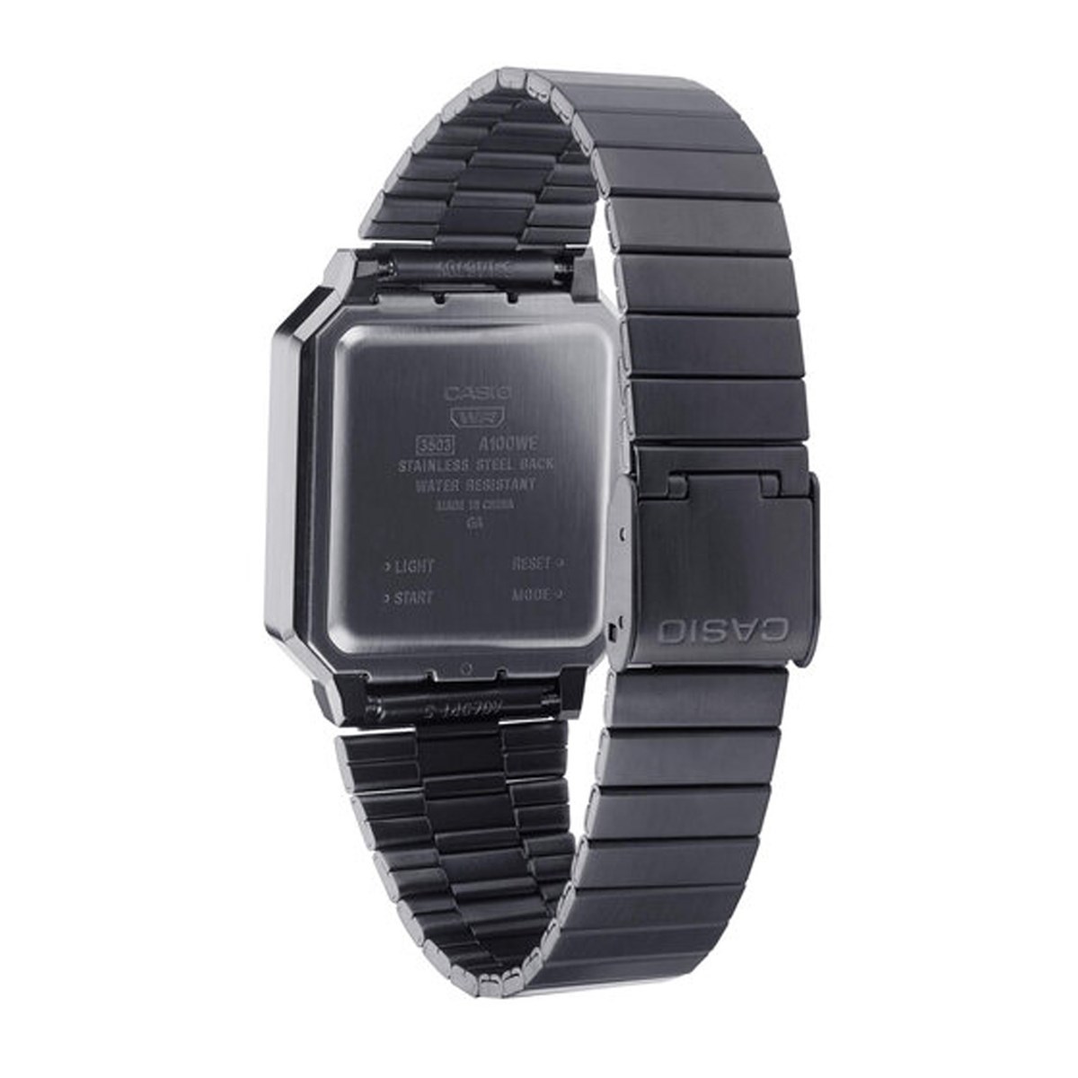 Montre Casio Vintage acier noir