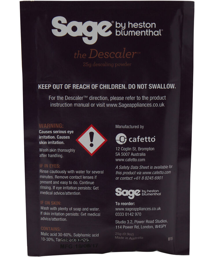 SAGE Afkalknings pulver Sort