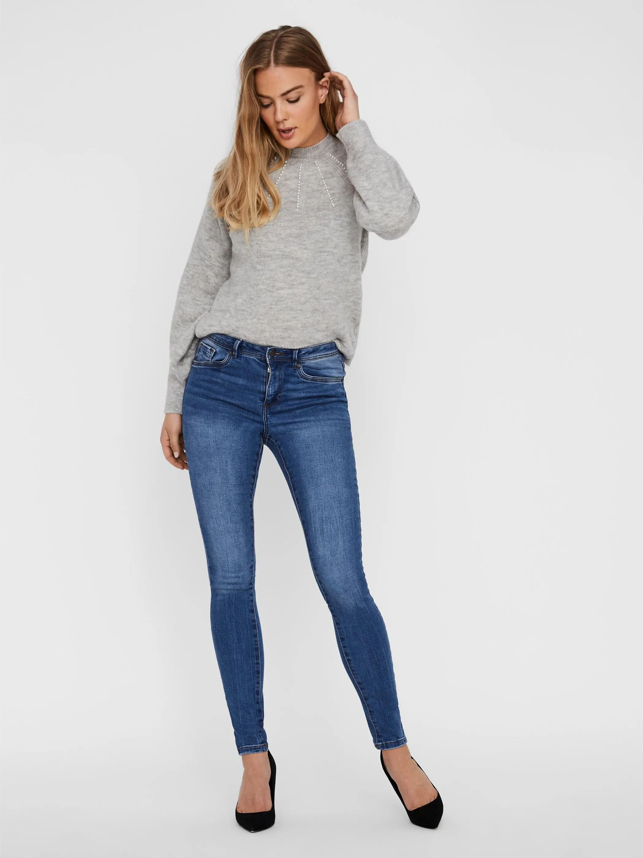Vero Moda VMTANYA MR S PIPING J Jeans