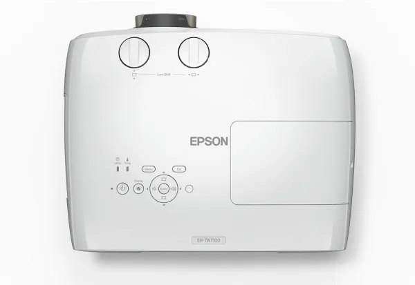 Epson EH-TW7100 - 3LCD-projektor - 3D - 3000 lumen (hvid) - 3000 lumen (farve) - 3840 x 2160 (2 x 1920 x 1080) - 16:9 - 4K - hvid