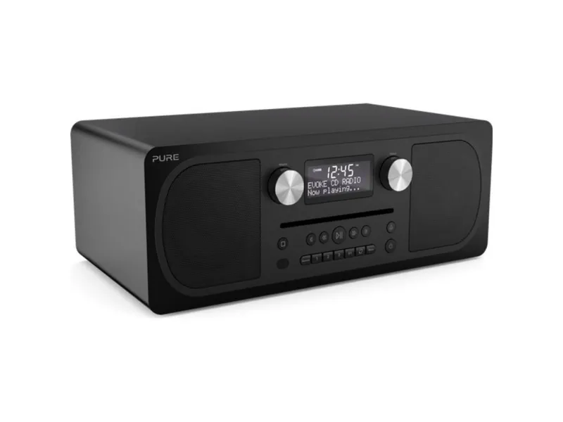Pure Evoke C-D6, Digital, DAB, DAB , FM, Afspiller, CD, CD-R, CD-RW, Front, 20 W