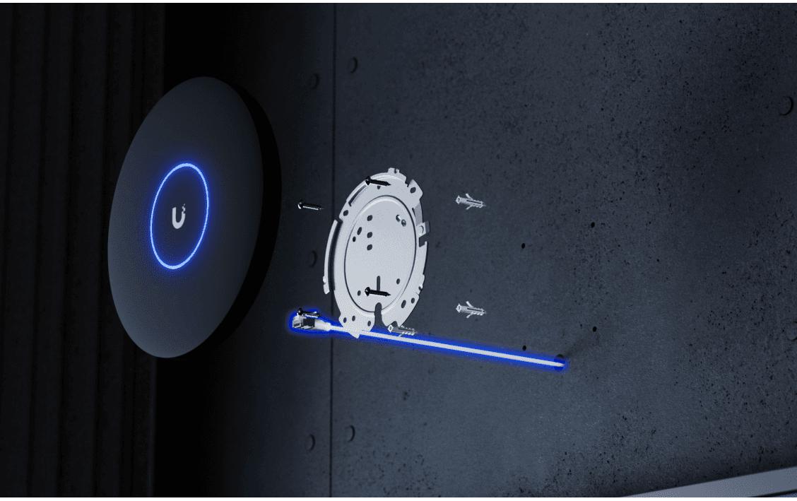 Access Point Unifi U7 Pro XG Schwarz<br>An der Decke montierter 6-Stream WiFi 7 AP mit 10/5/2.5/1 GbE-Unterstützung