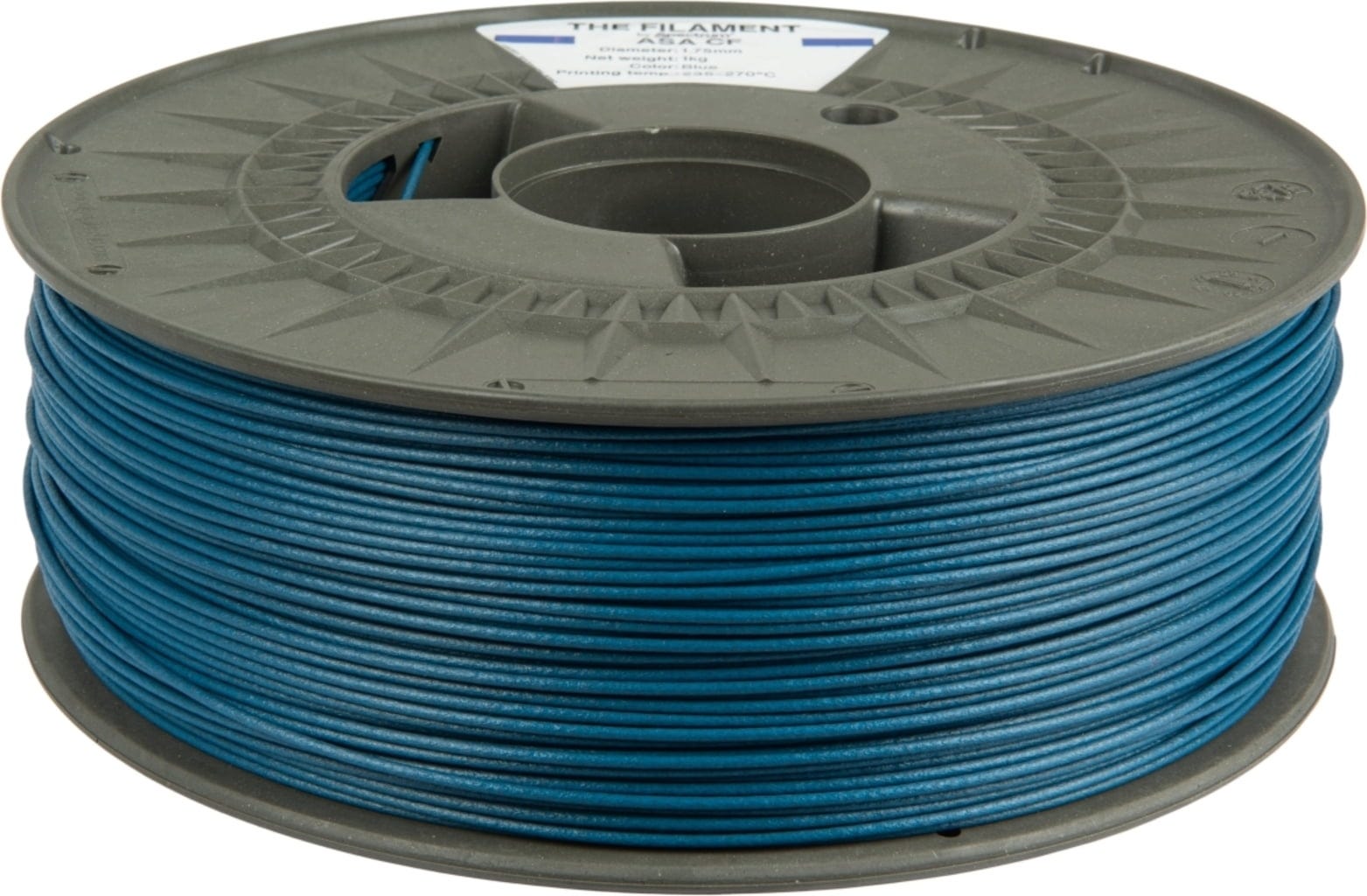 The Filament  ASA CF Blue, 1,75 mm / 1000 g    Witterungsbeständiges ASA mit Carbonverstärkung in Blue