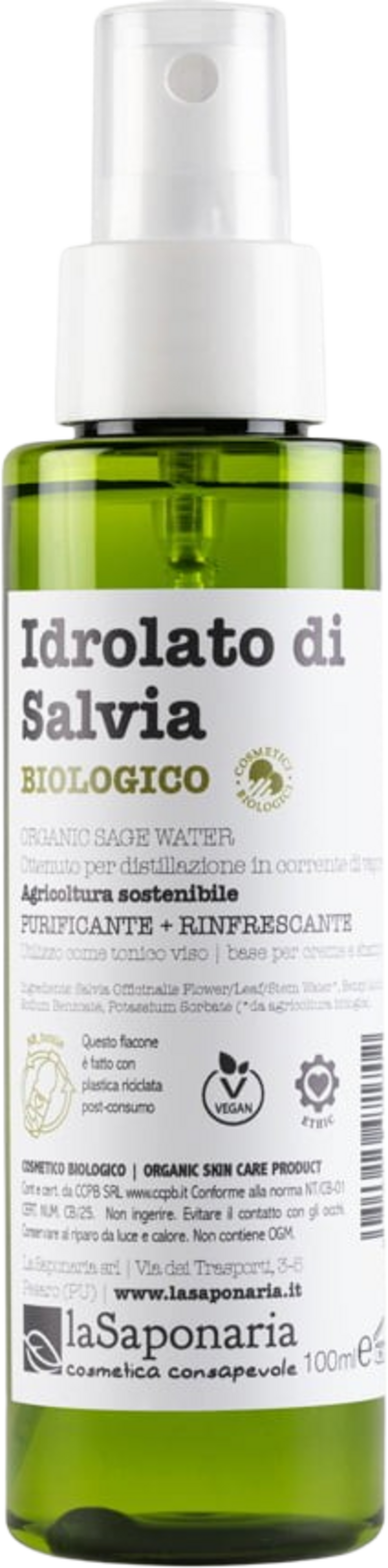 La Saponaria  Bio Salbei Hydrolat, 100 ml