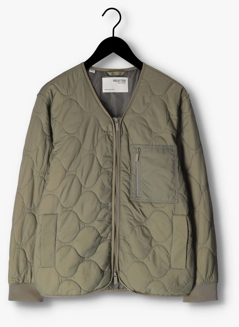 SELECTED HOMME groene selected homme jack hanzo padded jkt w